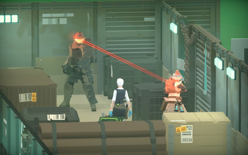 Two Tactical Breach Wizards Face a Minigun-Wielding Soldier