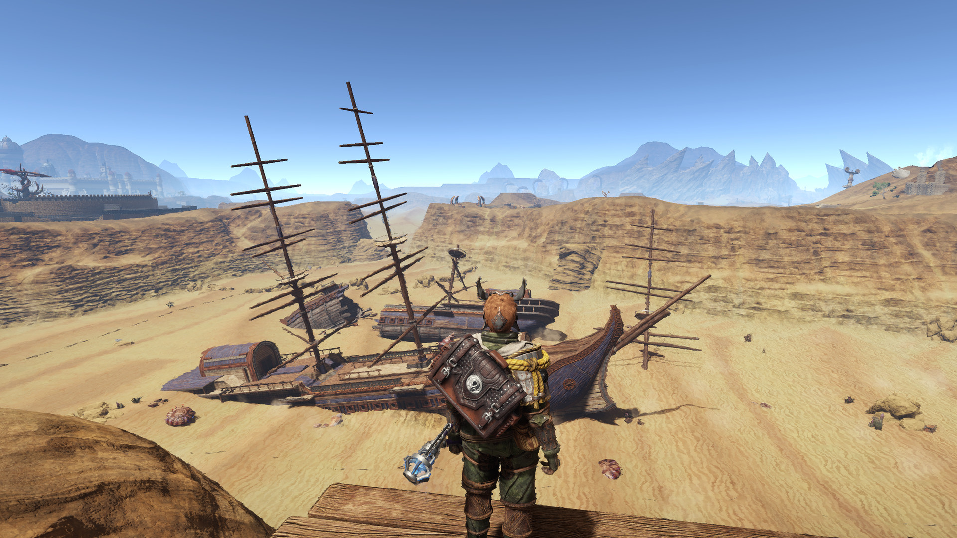 Outward makes equipment visibility and game-world representation paramount compared to menus