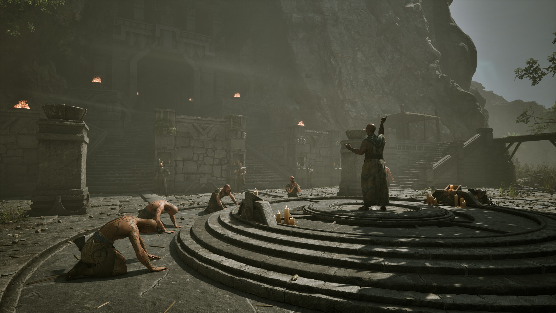 The Gothic 1 swamp camp in the Remake features ridiculously high fidelity